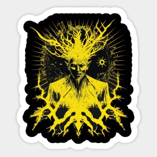 yellow king Sticker